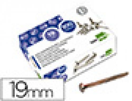 Ataches encadernacao liderpapel, caixa de 100, n. 3, 19,5 mm , Liderpapel , 2837 , 8423473028371